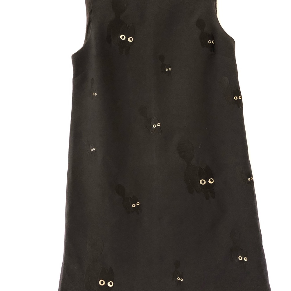 Black dress with cats - Picture 4 of 6